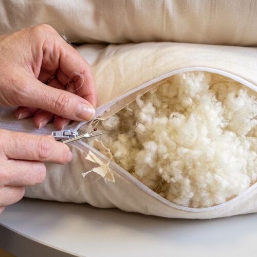 Unsere Schäfchenwolken I 1kg Schurwollflocken in Bio-Qualität aus Österreich