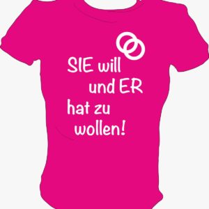 Damenshirt 1 Sie will