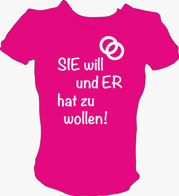 Damenshirt 1 Sie will