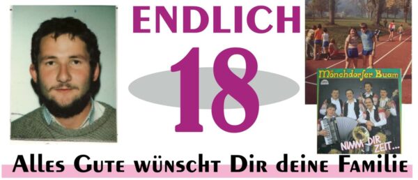 Geburtstags Banner 20