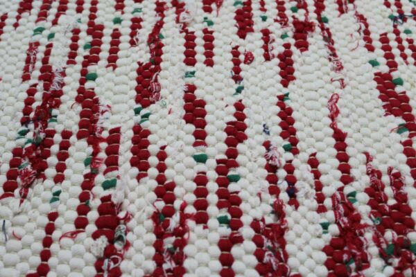 Socken Fleckerlteppich rot kl