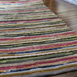 Fleckerlteppich braun_pink