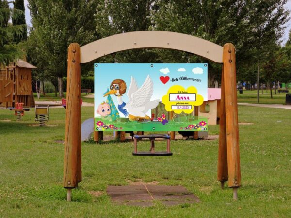 Geburtstag Banner 2023 quer Schaukel