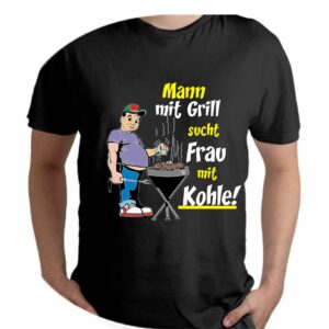 Grill Kohle Shirt stickshop