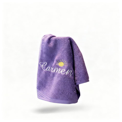 Handtuch mit Namen besticken | incl. Sauna Handtuch und Wellness